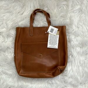 Sseko Leather Bucket Tote NEW
